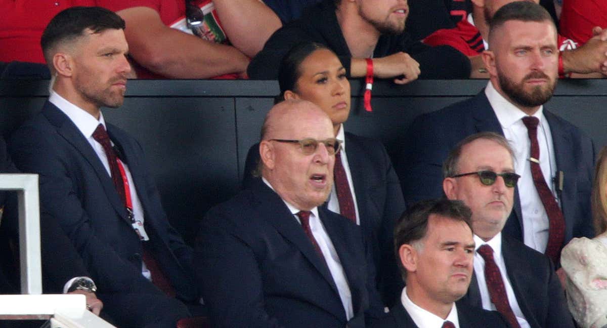 Glazer, en un partido del United./GETTY