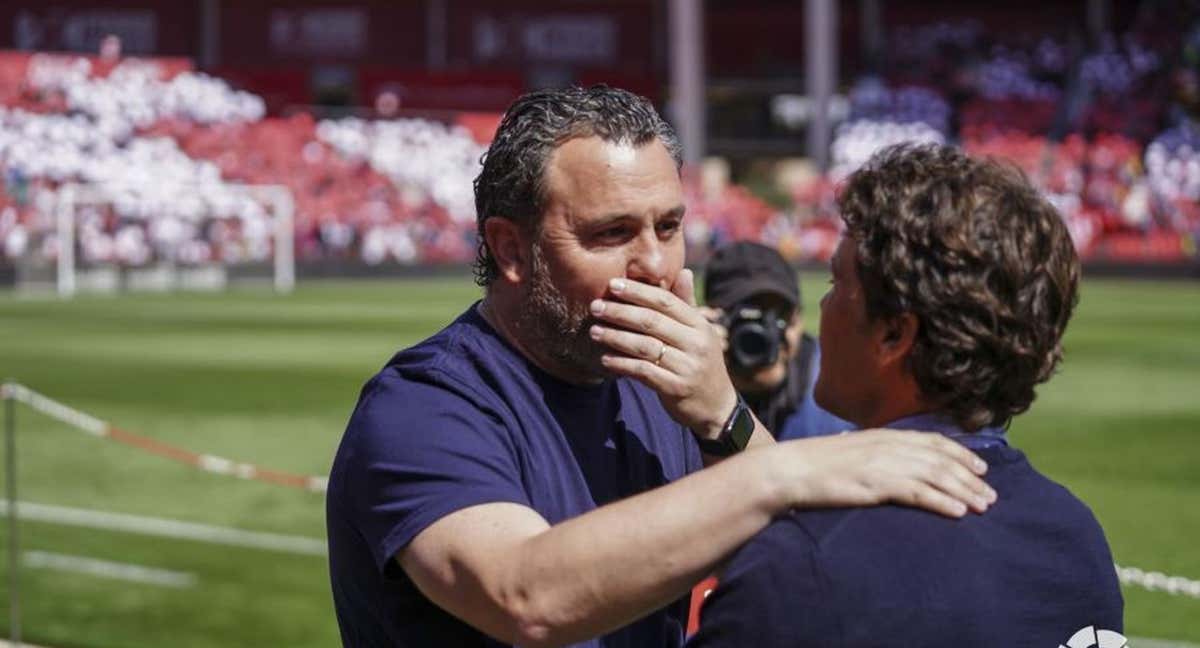 Sergio y Rubi, en un partido de Liga./LALIGA
