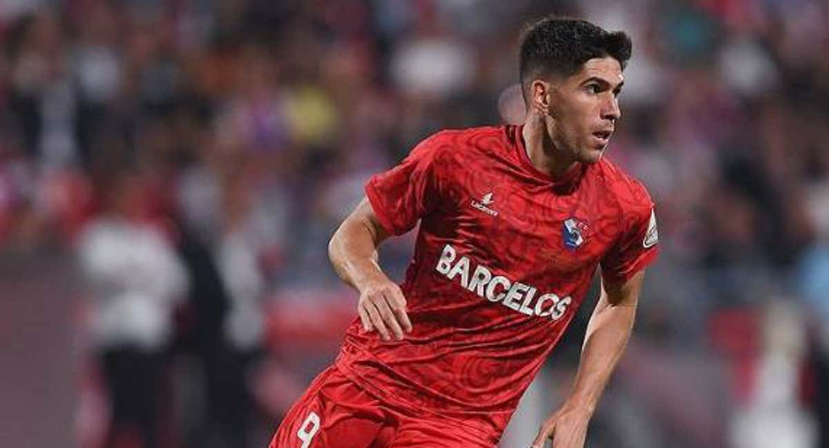 Fran Navarro con el Gil Vicente. /Instagram.