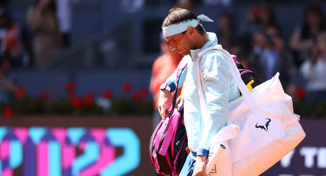 La canción con la que el Mutua guarda luto por Nadal: «Si no vuelve a jugar en Madrid, no sonará más»
