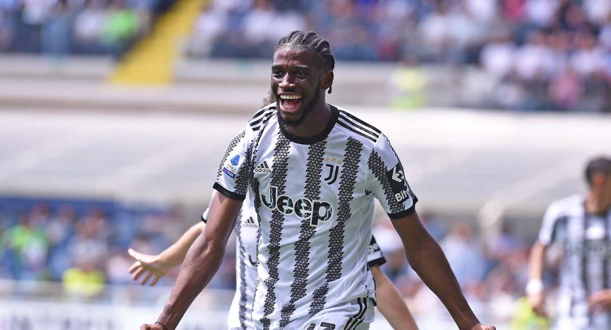 Iling-Junior celebra su primer gol con la Juventus. /EFE