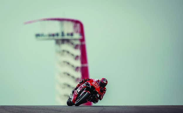 Augusto Fernández, en el GP de Las Américas, en Austin.  GasGas