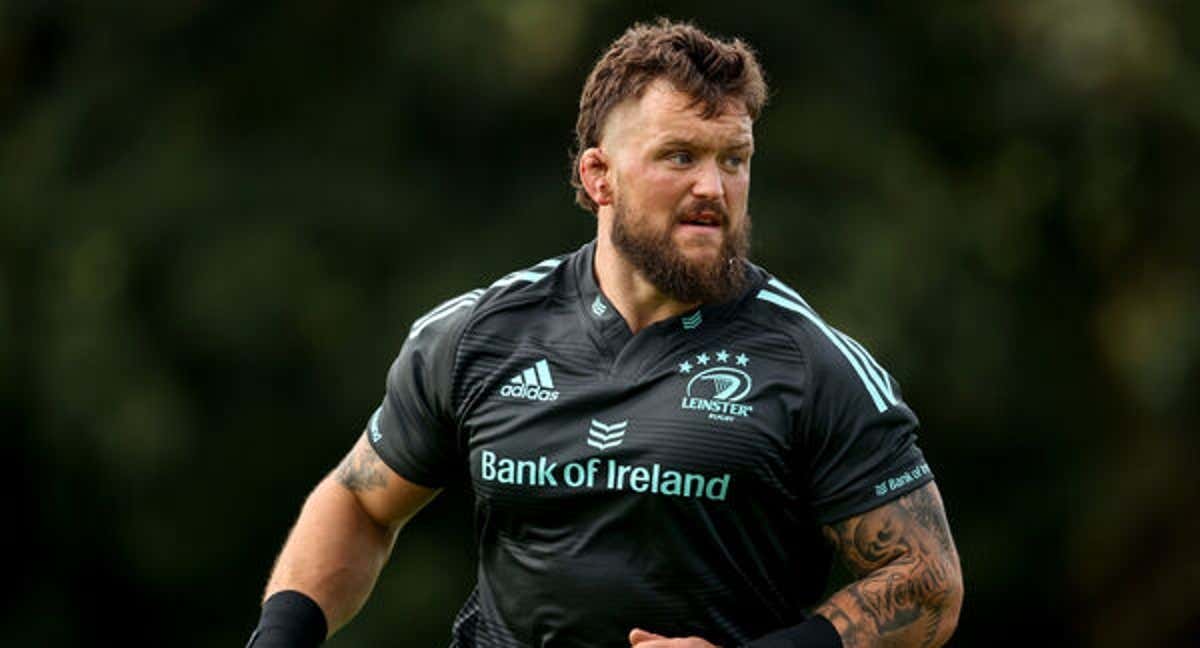 Andrew Porter pilier de la selección irlandesa de rugby. /Leinster Rugby