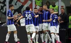 El Inter da el primer golpe en el derbi y se acerca a Estambul