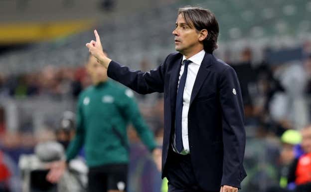 Inzaghi durante el encuentro ante el Milan.  REUTERS