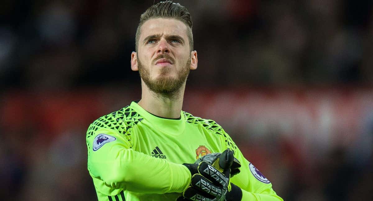 De Gea durante un partido del Manchester. /EFE