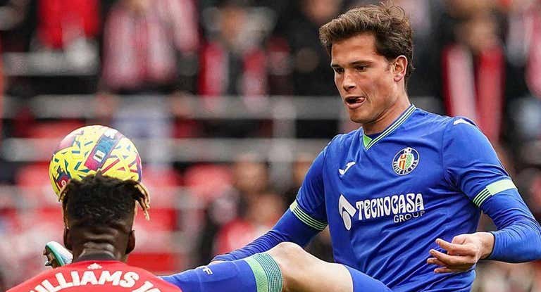 Latasa, con el Getafe.