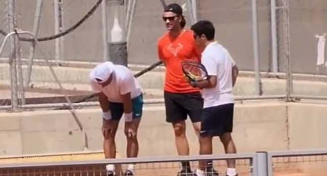 45 segundos de un vídeo pixelado como resumen de una agitación insólita por Rafael Nadal