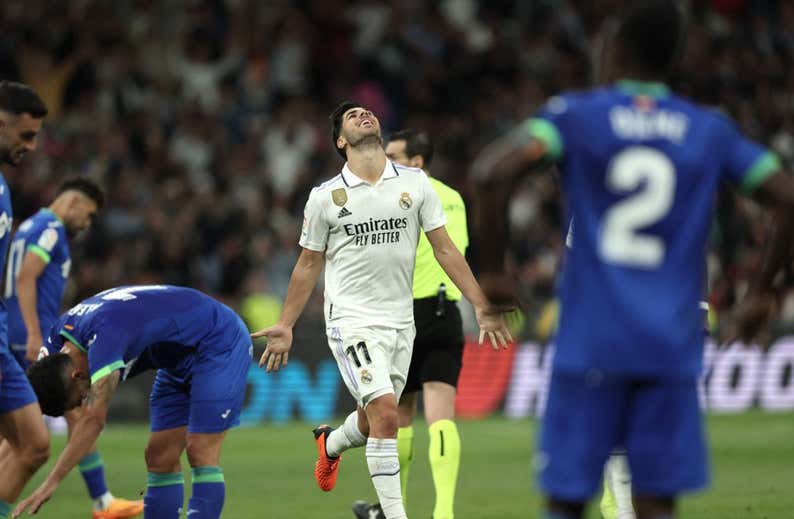 Asensio fulmina al Getafe y el Real Madrid reza por Camavinga