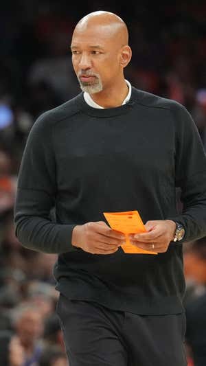 Monty Williams durante su último partido. AFP
