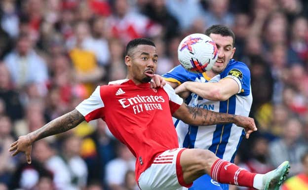 Gabriel Jesus fue vendido por el City al Arsenal.  AFP