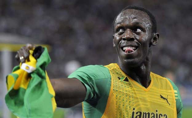 El corredor más rápido del mundo, Usain Bolt, nunca ha utilizado tiras nasales. AFP