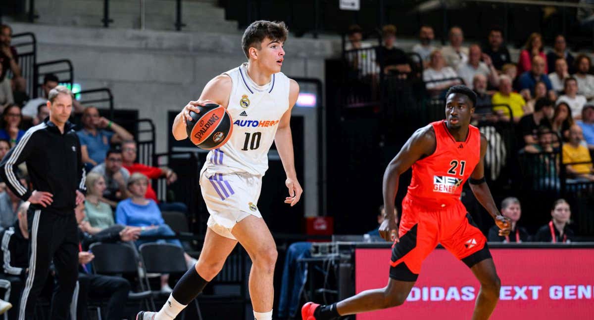 Hugo González durante el partido./Euroleague