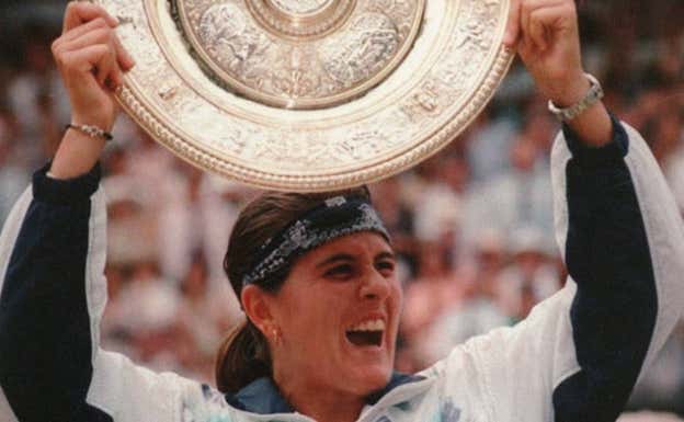 Conchita Martínez, campeona de Wimbledon en 1994.  EFE