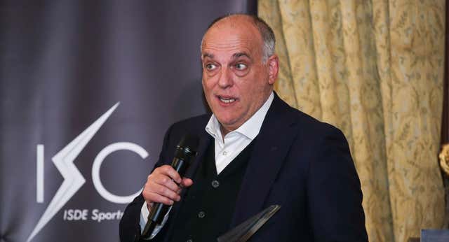 Javier Tebas se disculpa con Vinicius