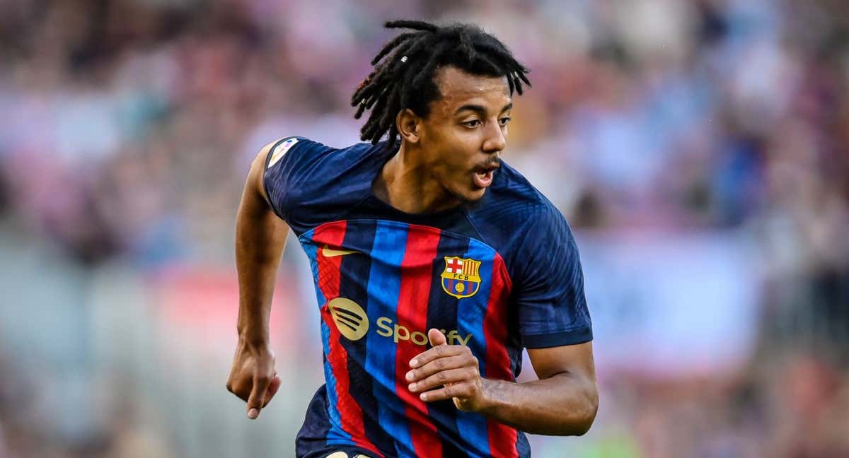 Jules Kounde, jugador del FC Barcelona./Felipe Mondino / LiveMedia / DPPI via AFP