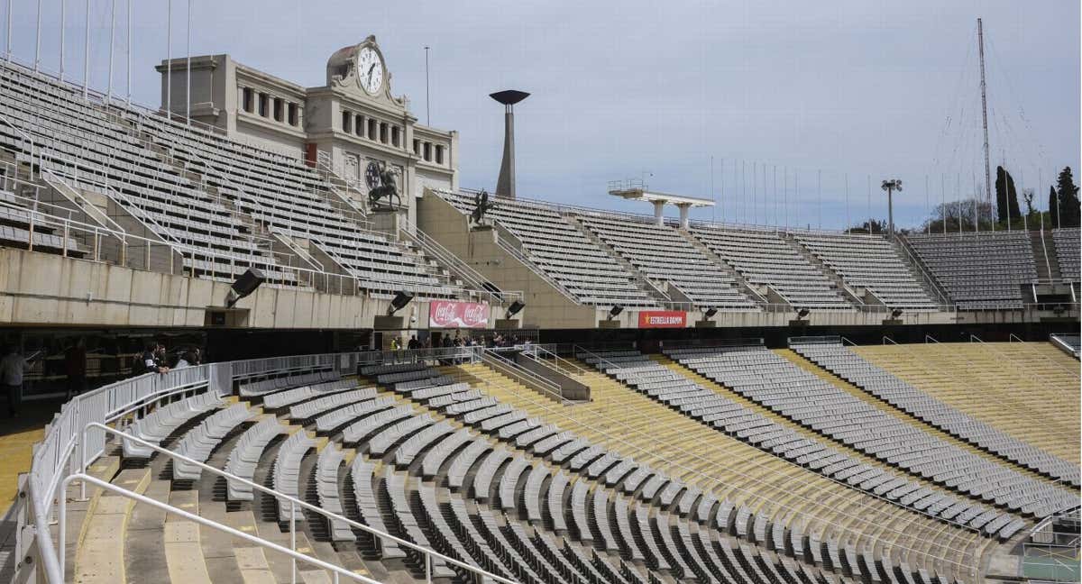 El Estadi Lluís Companys acogerá al Barça el próximo curso y parte del otro./AGENCIAS