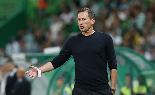 Roger Schmidt, entrenador del Benfica. REUTERS/Rodrigo Antunes