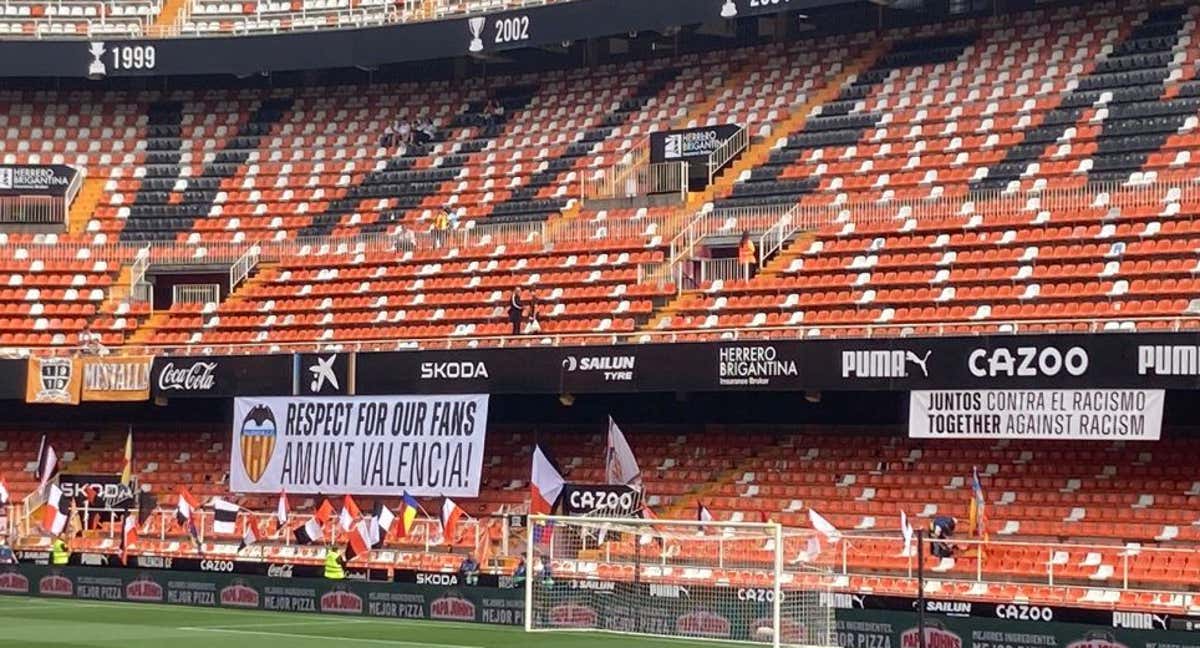 La grada M.A Kempes de Mestalla.