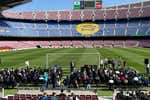 El Barça pone la primera piedra del futuro Camp Nou: «Volveremos más fuertes que nunca»