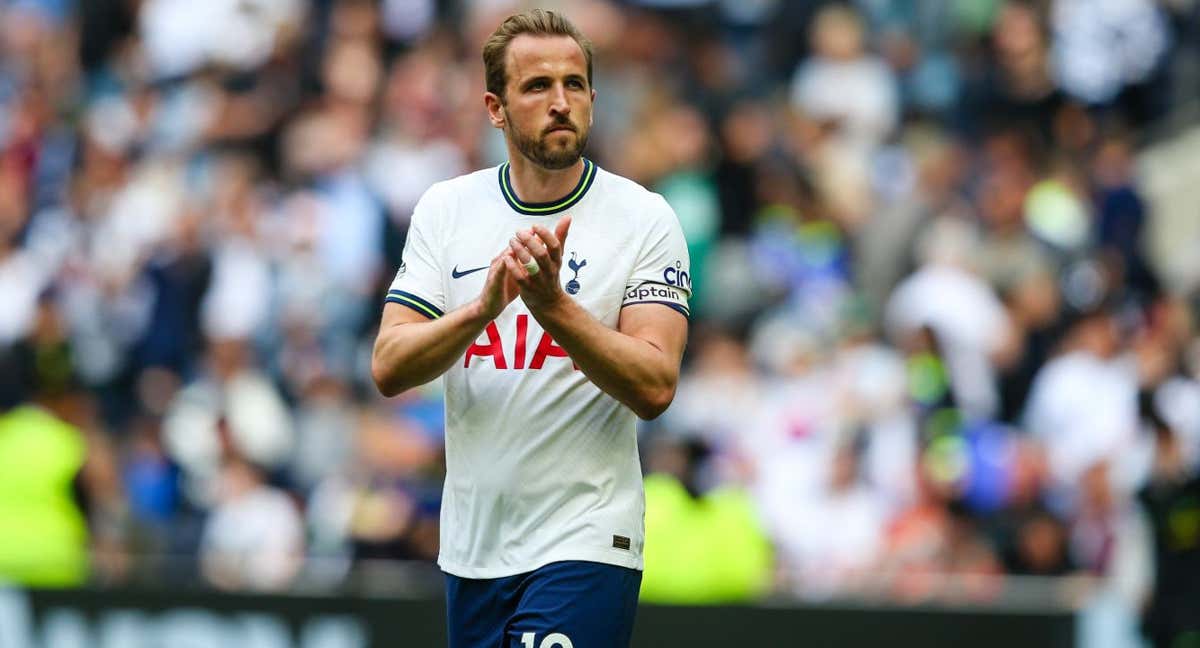 Harry Kane, en un partido con el Tottenham.