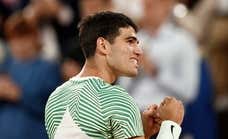 Dónde ver por televisión el Alcaraz - Djokovic de las semifinales de Roland Garros