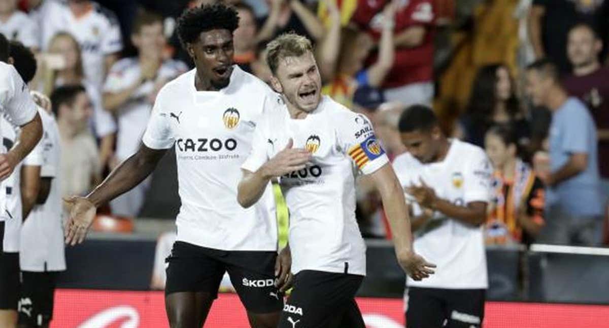 Toni Lato en Mestalla. /EFE.