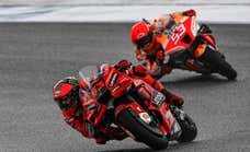 Márquez tira de picaresca y Bagnaia logra su tercera pole de la temporada