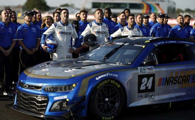 El Chevrolet Camaro ZL1 de Hendrick Motorsports en las 24h de Le Mans.  Getty Images