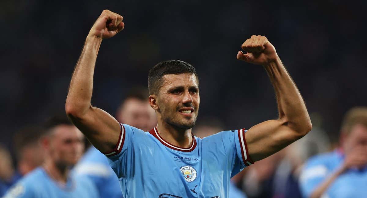 Rodri celebra la victoria./REUTERS/Matthew Childs