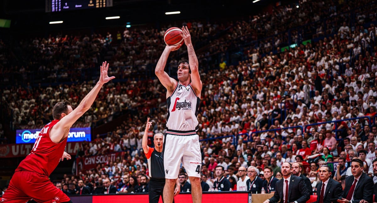 Teodosic, ante el Milan.