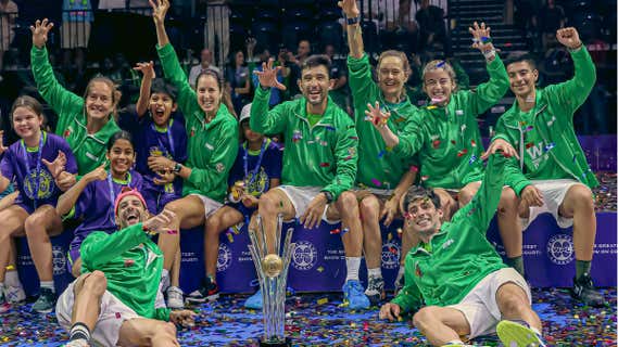 Ganadores de la primera edición de la World Padel League./ WORLD PADEL LEAGUE