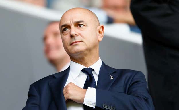 Daniel Levy, en el palco de White Hart Lane.  GETTY