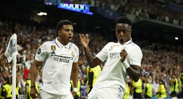 Vinicius, Rodrygo y Camavinga se disparan