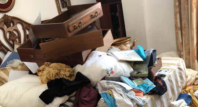 Así quedó la casa de la madre de Rubiales