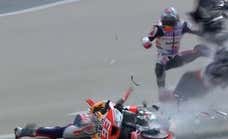 Márquez y Zarco se enzarzan tras el accidente en Sachsenring