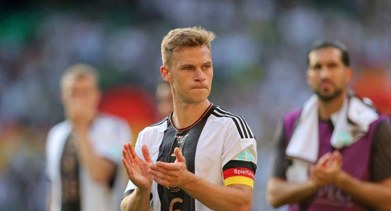 Kimmich, en un partido con Alemania.