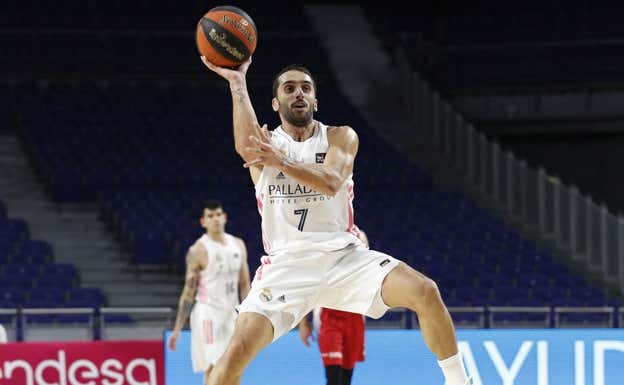 Facundo Campazzo en su anterior etapa en el Real Madrid. ACB