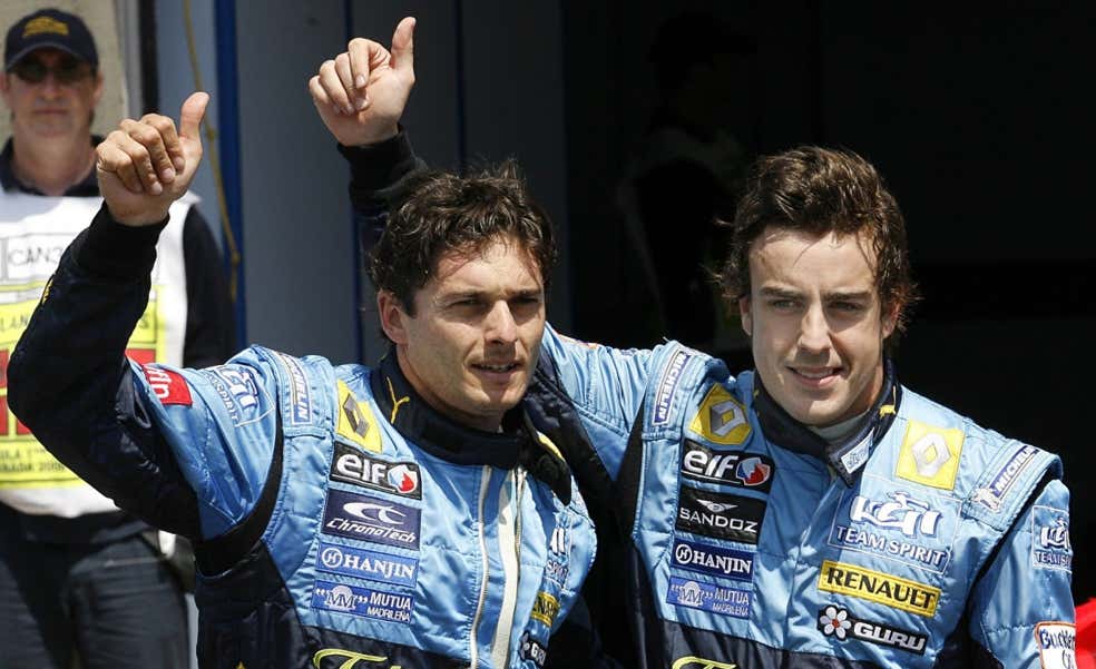 Fisichella desliza entre elogio y elogio el poder que llegó a alcanzar Fernando Alonso en Renault