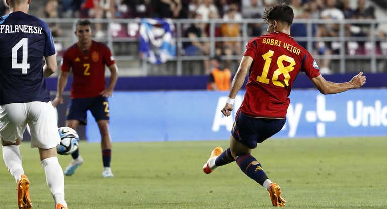 Gabri Veiga, ante Croacia.