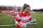 Laura Delgado 'Bimba', reina de las 'Leonas' en el mundo