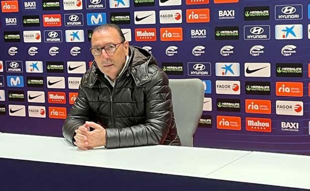Luis Rodríguez, en la sala de Prensa de la Ciudad Deportiva del Cerro del Espino.