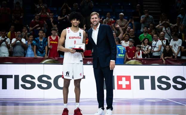 Izan Almansa, MVP del Mundial sub-19.  FIBA