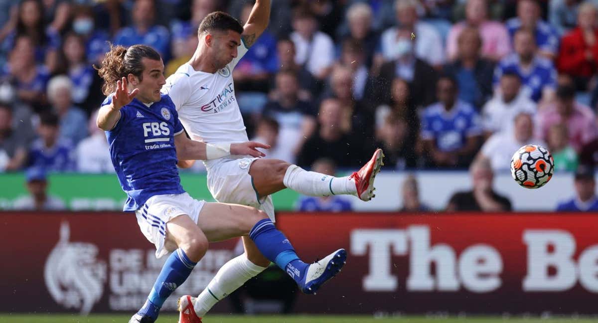 Söyüncü sufrió una temporada complicada en el Leicester: sólo jugó nueve partidos y descendió a Segunda División. /AFP