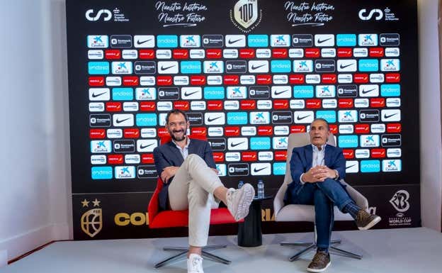 Jorge Garbajosa y Sergio Scariolo. FEB
