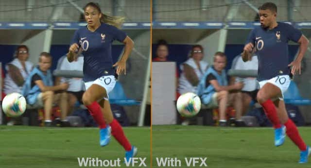 ¿Un jugador con la cara de Mbappé y las piernas de Cascarino? Todo para luchar contra el machismo