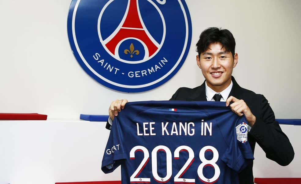 El PSG ficha a Kang-In Lee para su plantilla... ¿Con Mbappé?