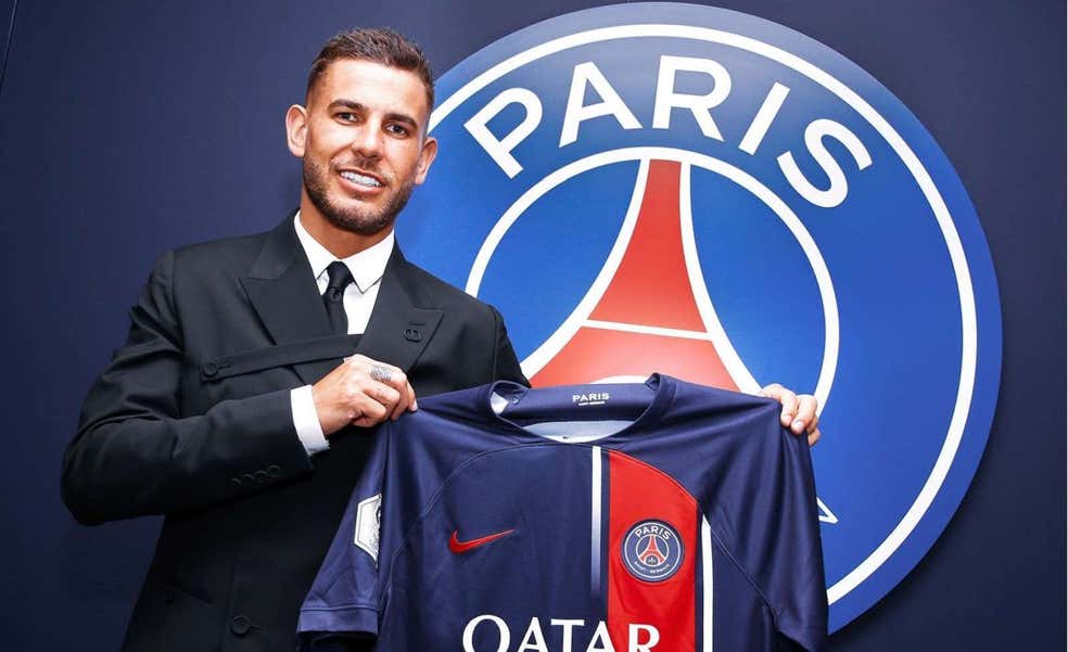 El Paris Saint Germain sigue con su revolución y presenta a Lucas Hernández, sexto fichaje en cinco días