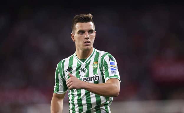 Lo Celso durante su etapa en el Betis.