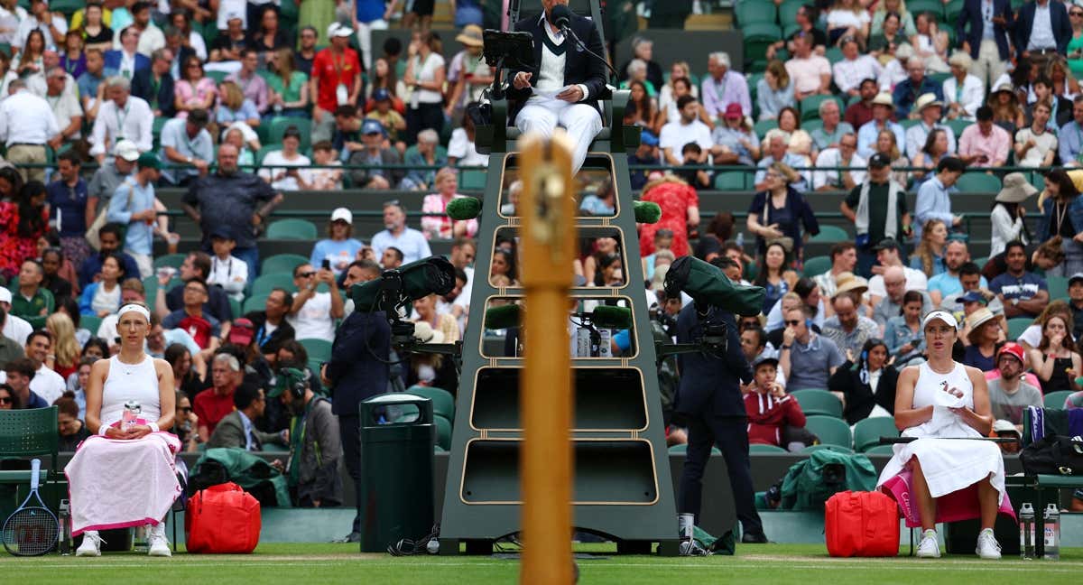 El Azarenka-Svitolina, último duelo polémico./REUTERS